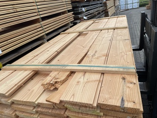 Ca. 118x Douglas Zweeds Rabat, 21x190mm, lengte 300cm